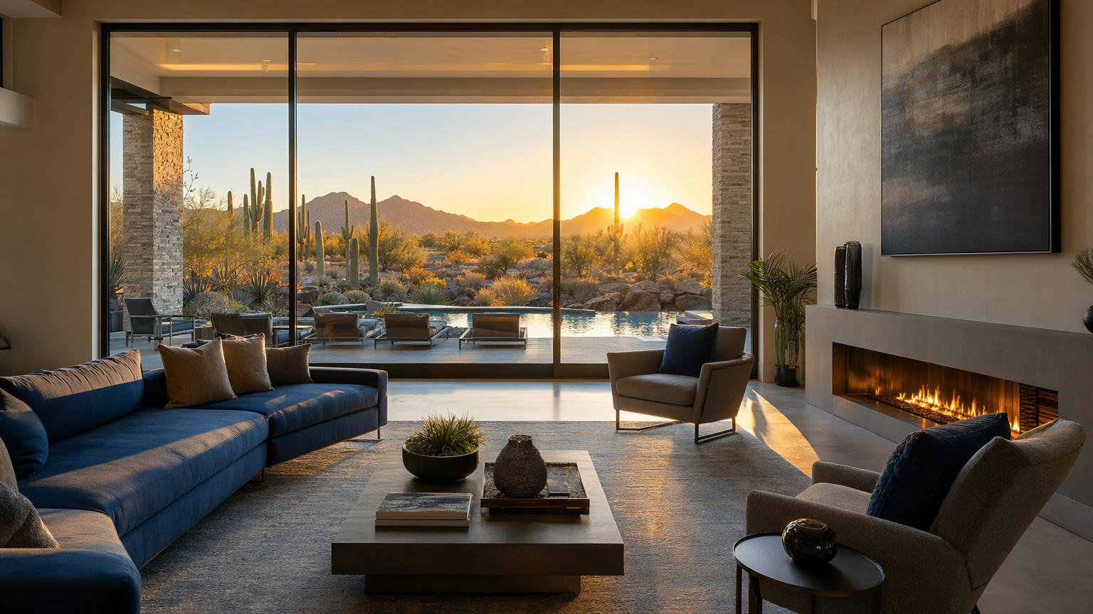 Before & After: Adding a Window to a Dark Phoenix Living Room