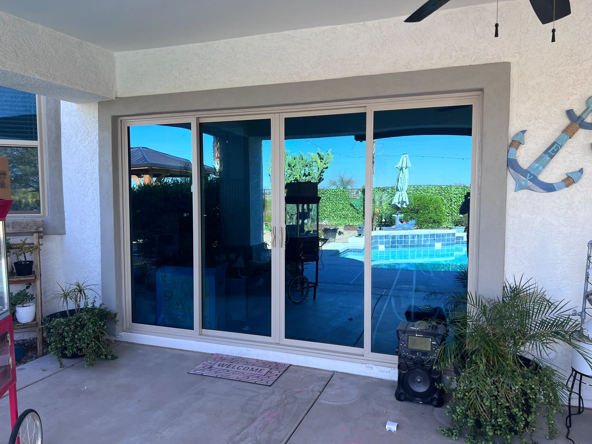 After — new opening installed