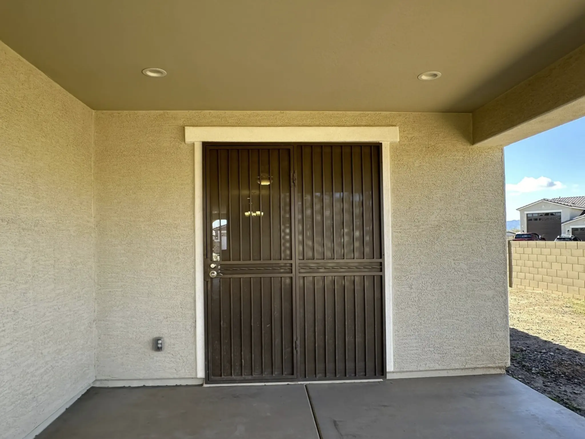 Before — solid wall